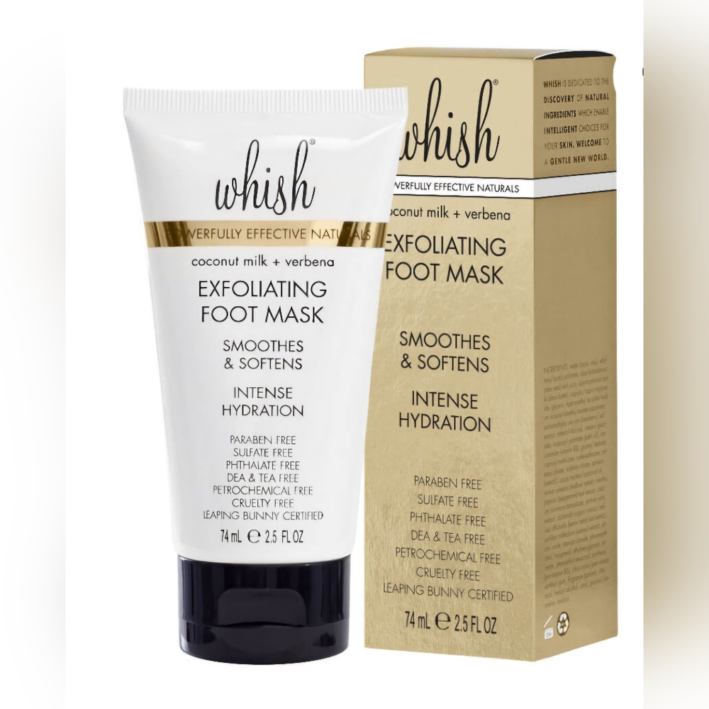 Whish Exfoliating Foot Mask - White